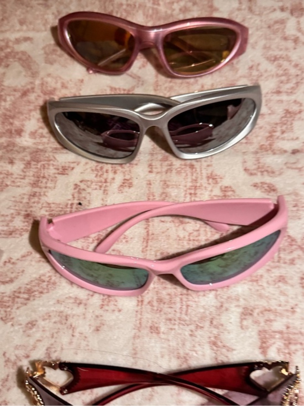 Pink Women's Sport Sunglasses - Pink Frame